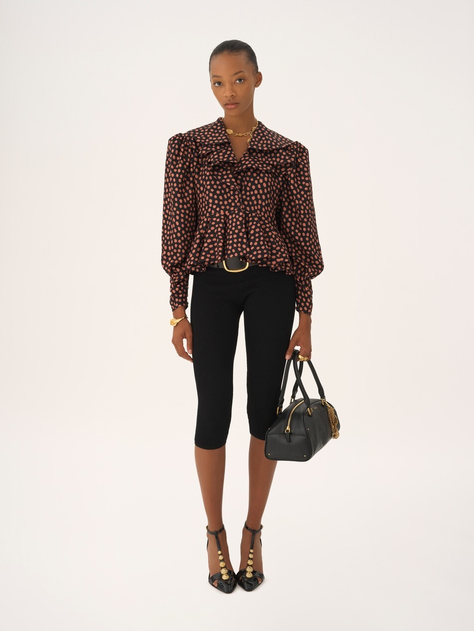 Capri leggings in a stretch knit