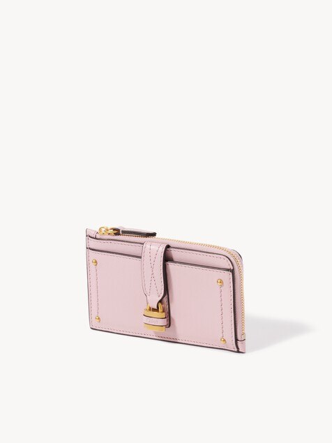 Small Paddington purse with card slots in grained leather