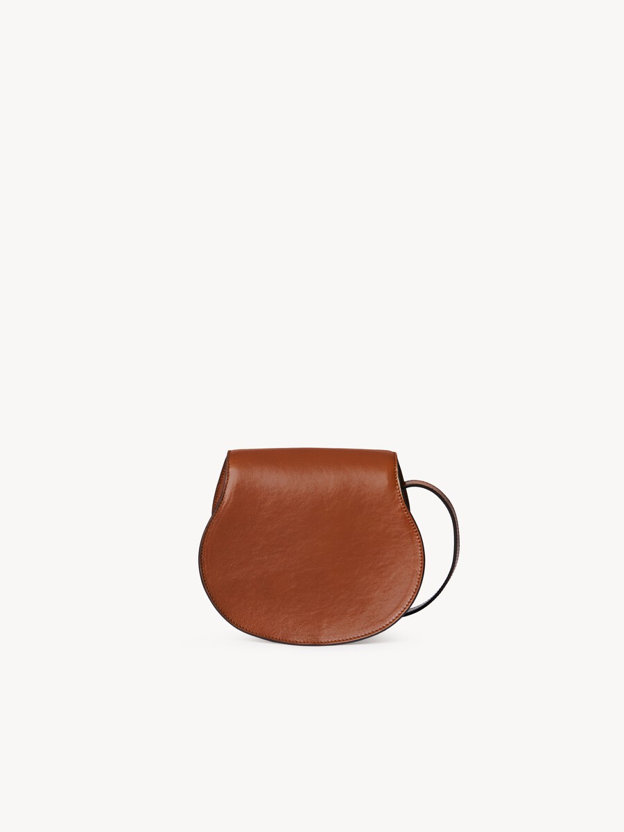 Small Marcie saddle bag in shiny leather - 4