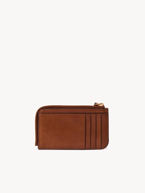 Alphabet wallet in shiny leather