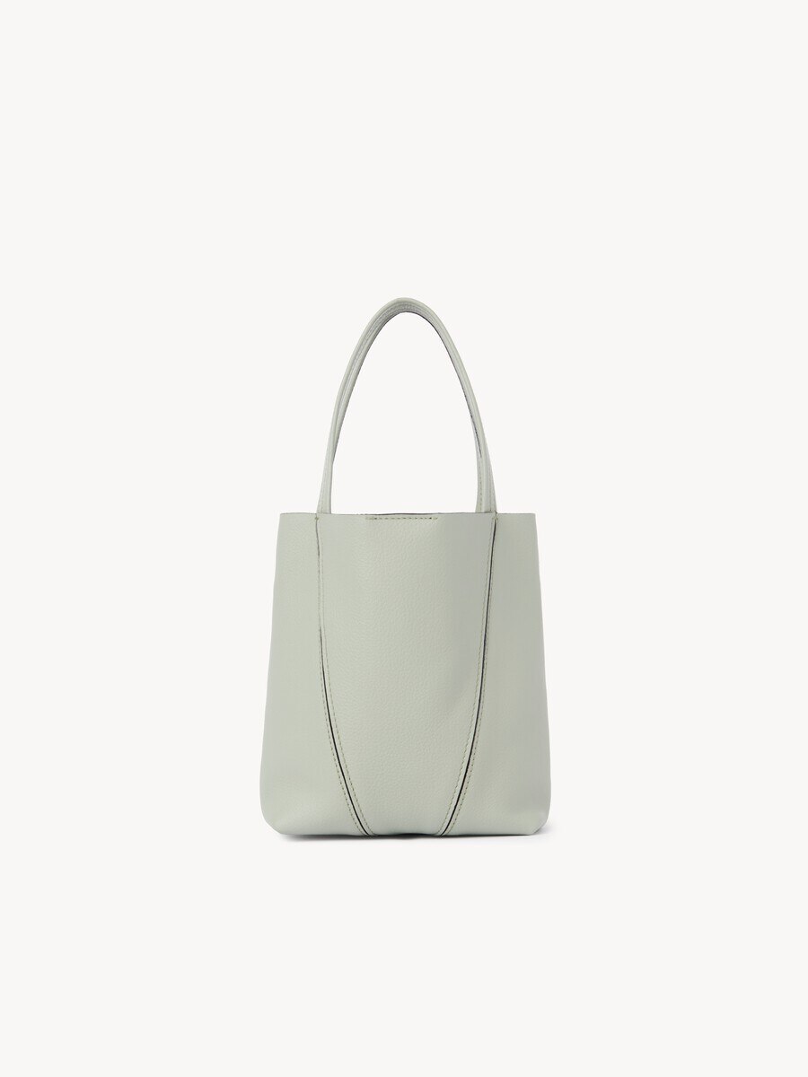Bolso tote peque&ntilde;o Chlo&eacute; Spin de cuero granulado - 4