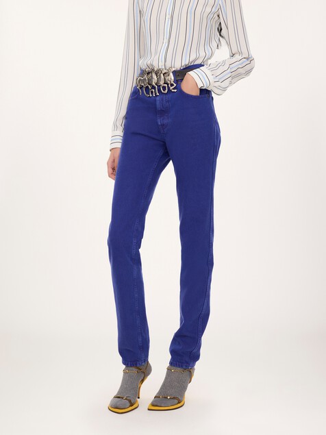 Slim jeans in denim