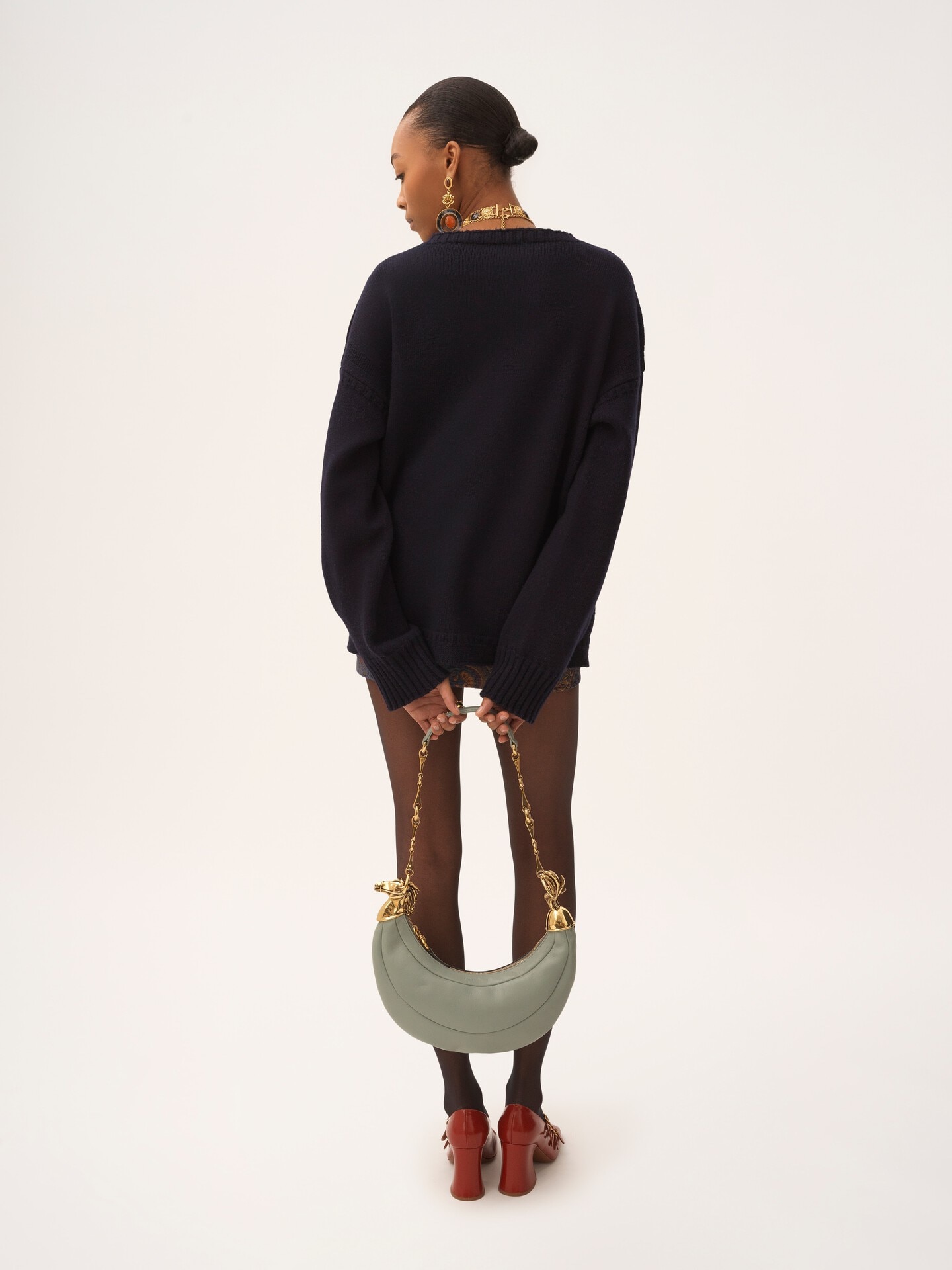 Logo sweater in a wool & cashmere knit - 5