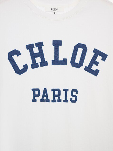 Kurz&auml;rmeliges Logo-Kleid f&uuml;r Kinder