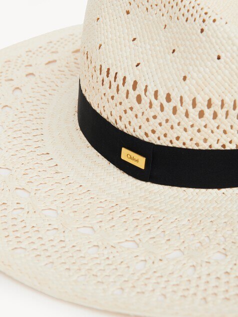 The Chlo&eacute; Panama hat in palm straw