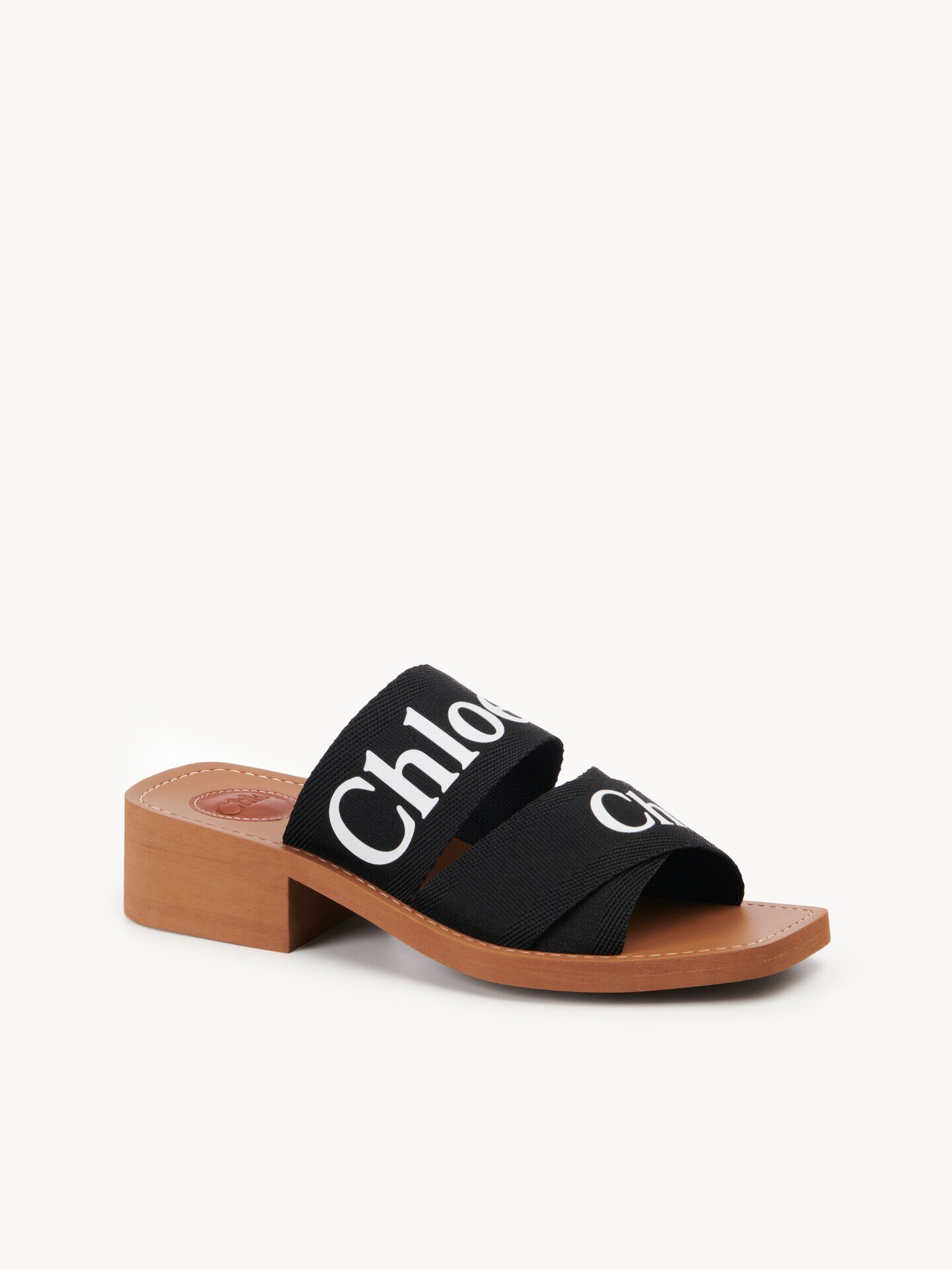 Woody heeled mule - 3