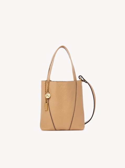 Small Chlo&eacute; Spin tote bag in grained leather