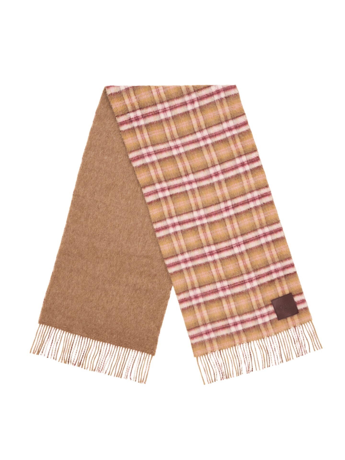 The Chloé Covering scarf in alpaca wool Black - Chloé