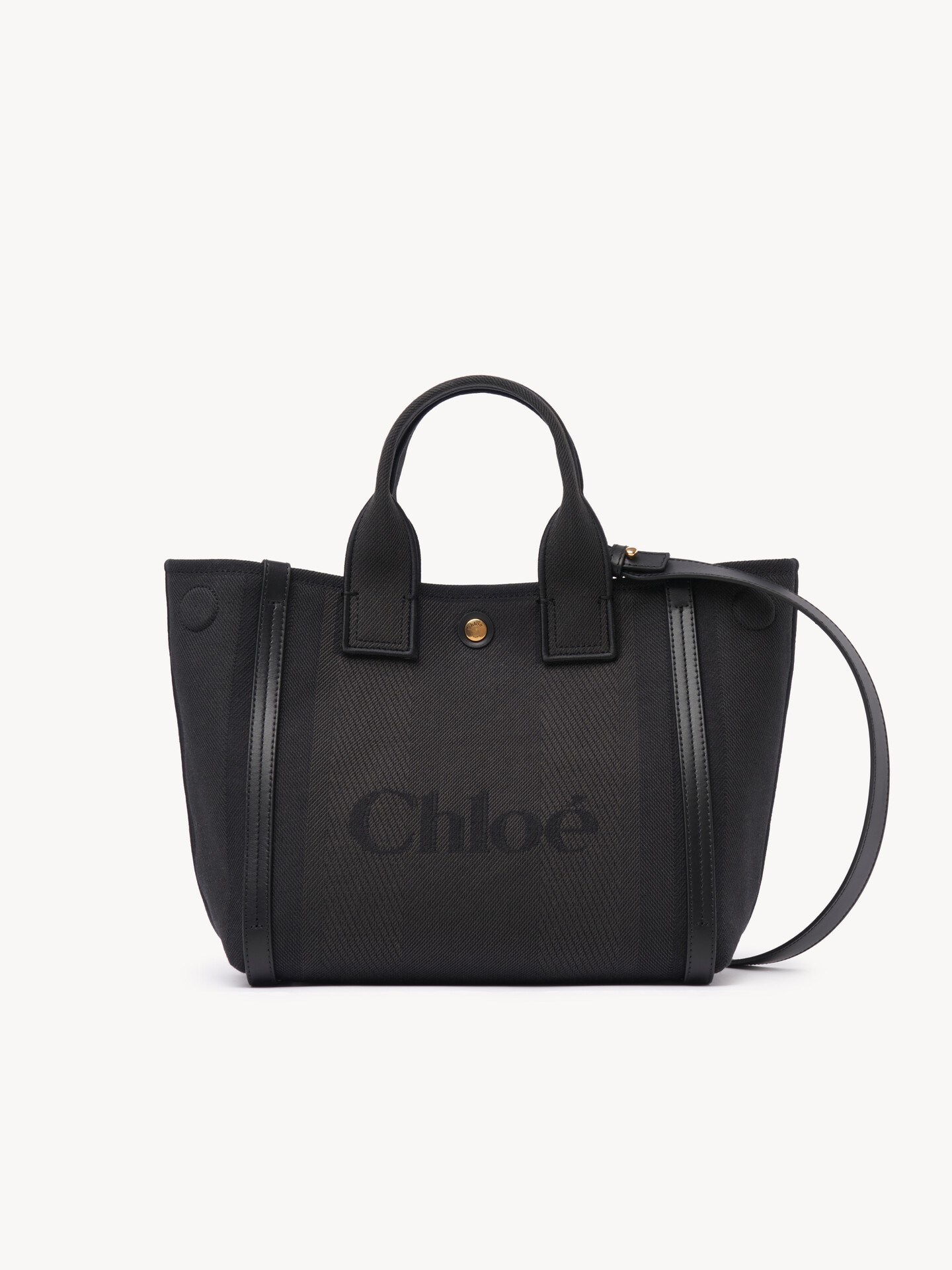 Bolso tote peque&ntilde;o Chlo&eacute; Carry de lona - 5