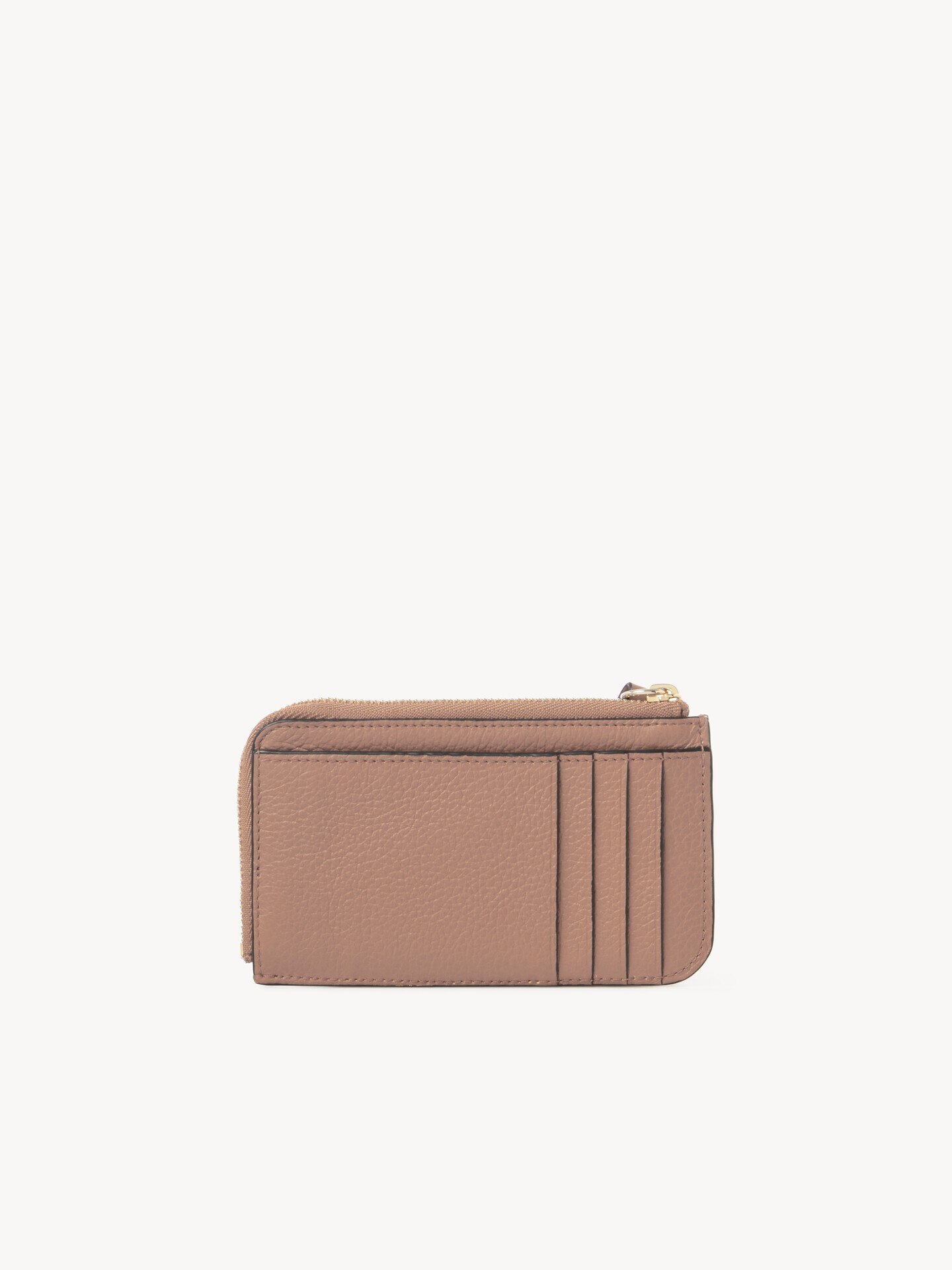Alphabet wallet in grained leather - 3