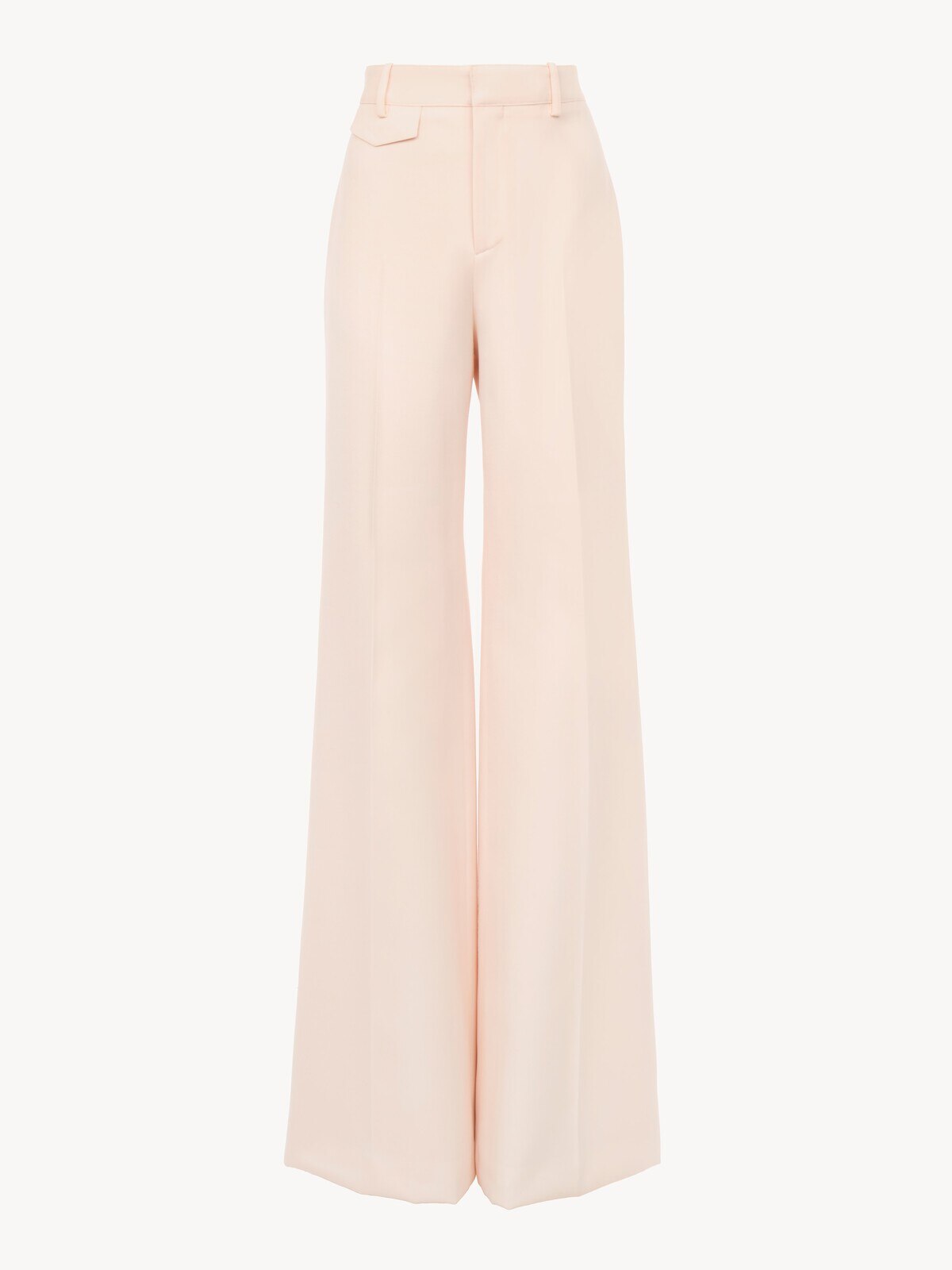 Chloé High-rise flared pants in wool gabardine | Thumbnail 2