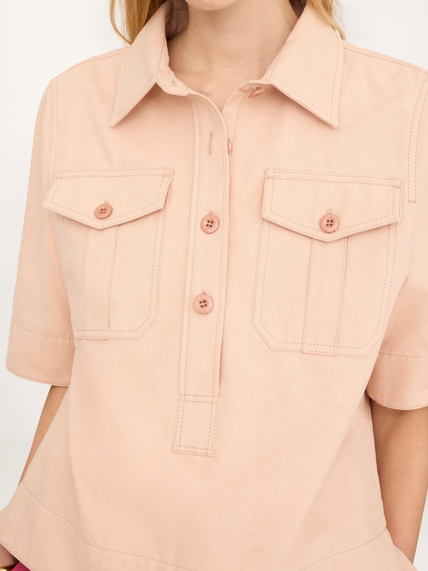 Polo shirt in cotton gabardine - 5