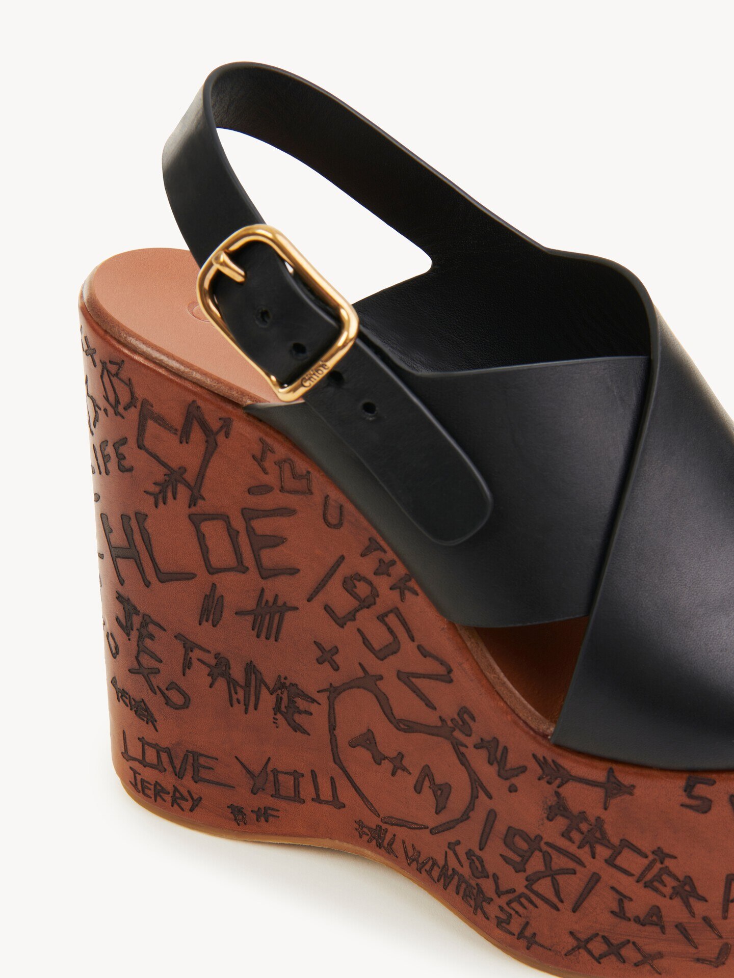 Maximeウェッジサンダル 白 - Chloé