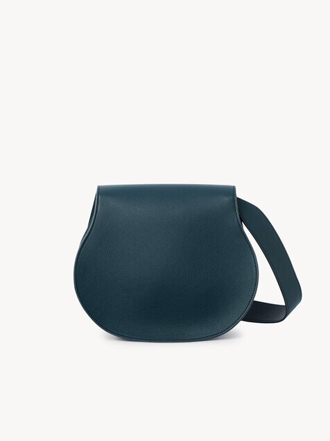 Marcie saddle bag in grained leather