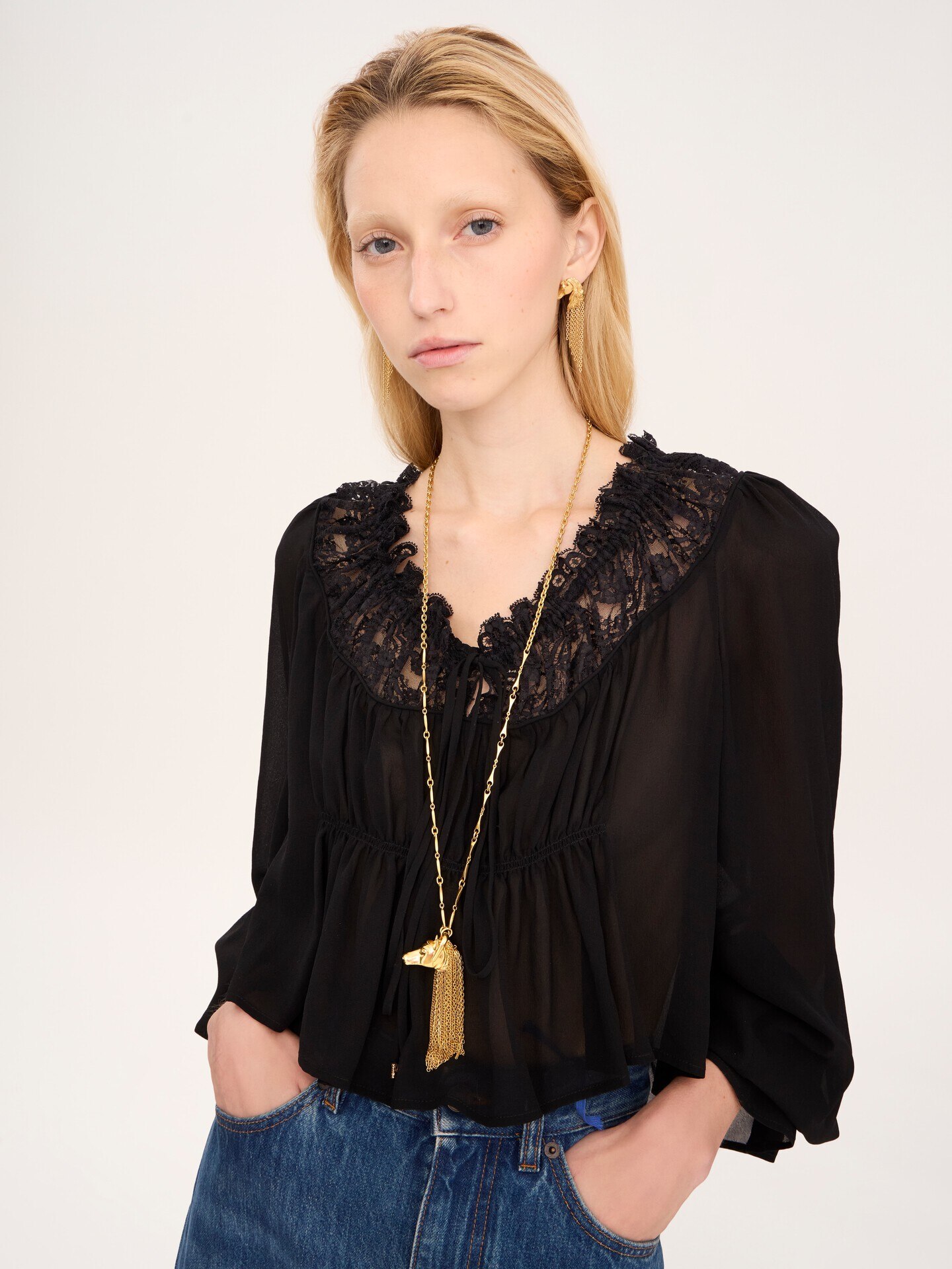The Chlo&eacute; Chain Horse pendant necklace - 2.0