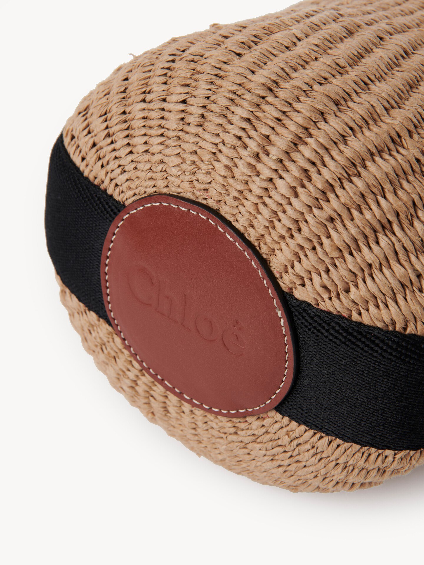 Small Woody basket in natural fibers - 8