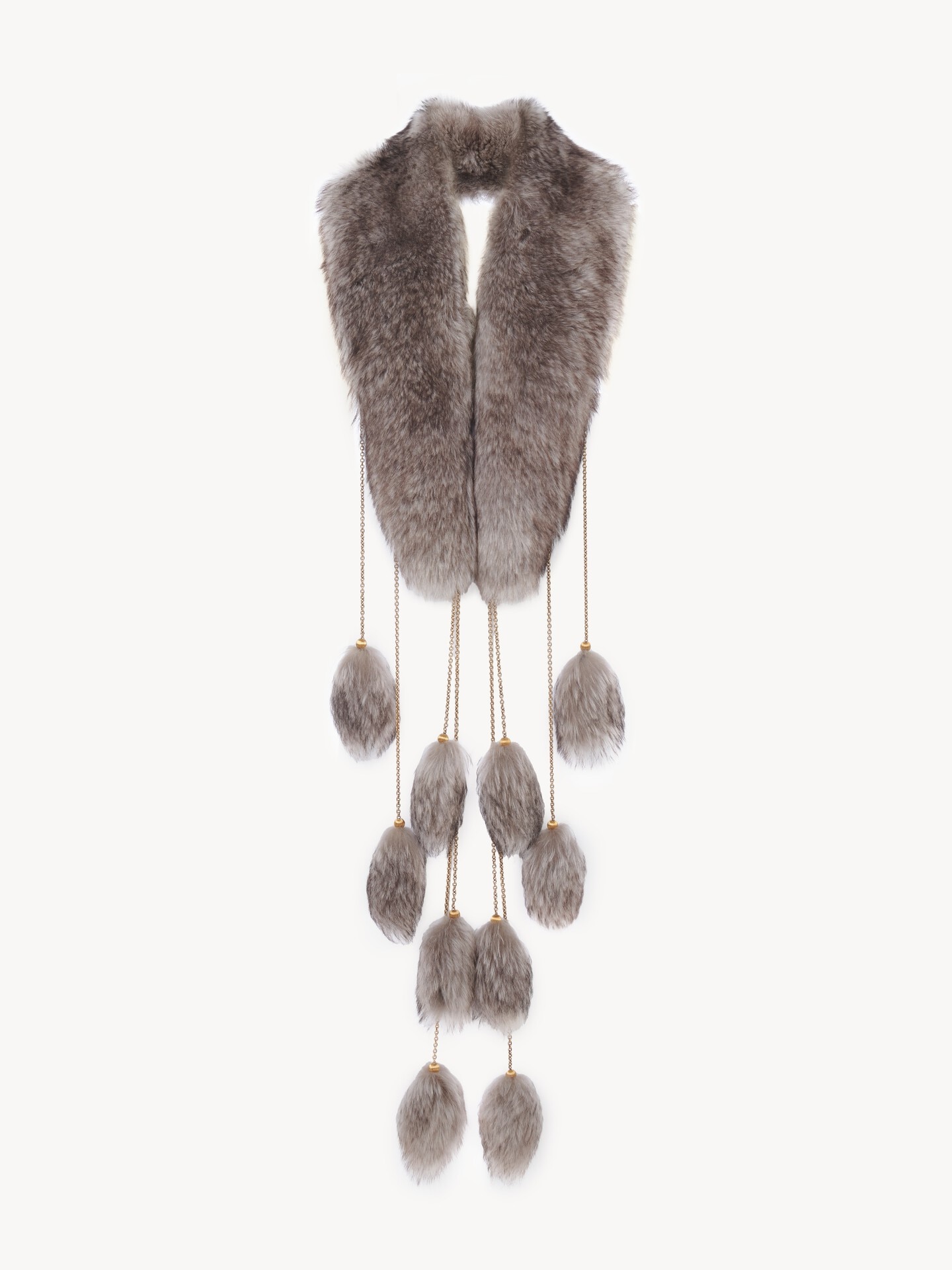 The Treasure Tails scarf in shearling - 1