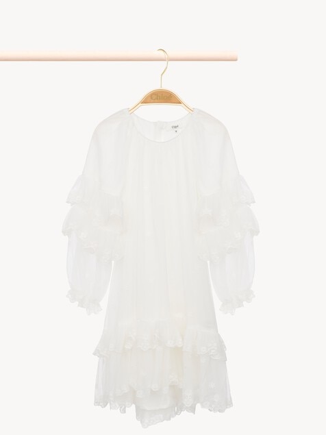 Robe longue de c&eacute;r&eacute;monie enfant