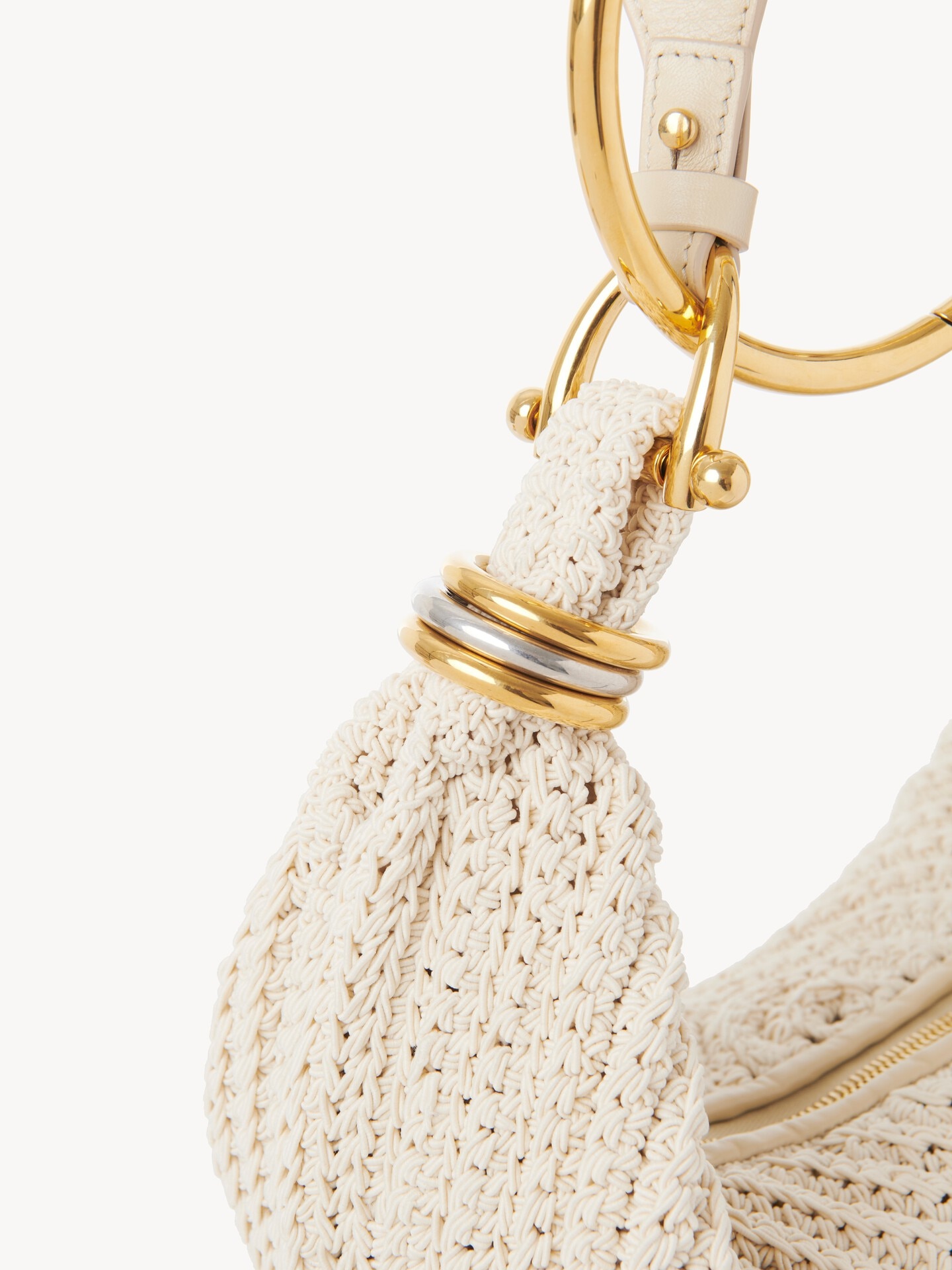 Petit sac hobo Bracelet bag en crochet - 7