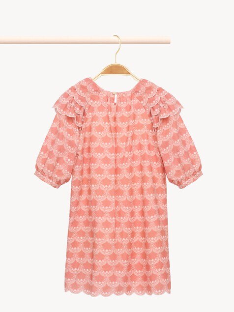 Kids' puff-sleeve dress