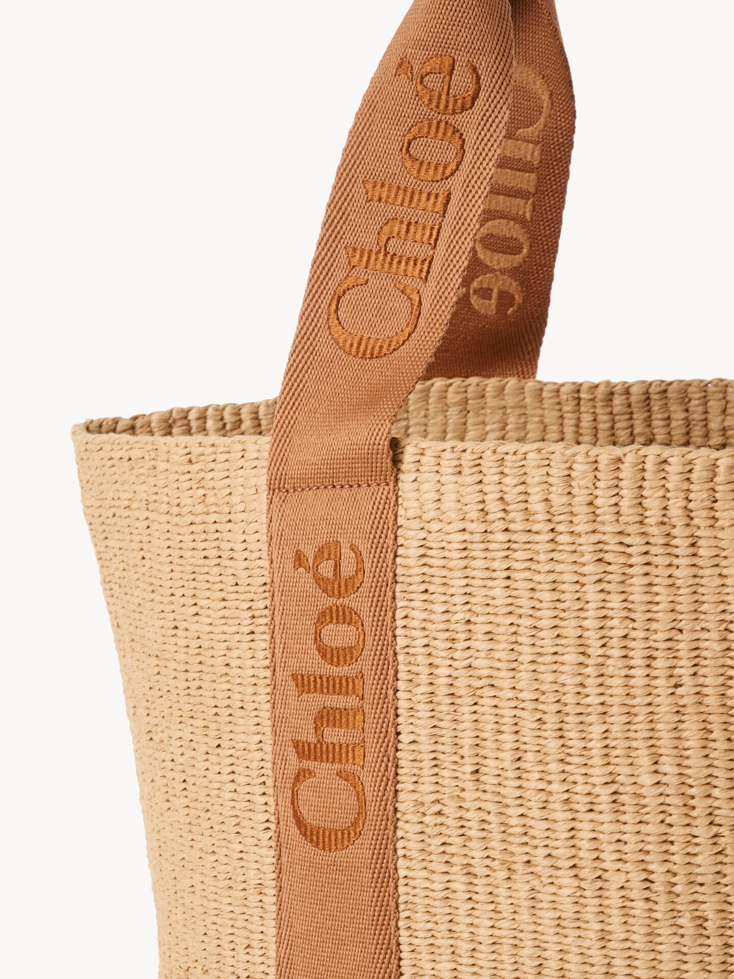 Large Woody basket in natural fibres - 6