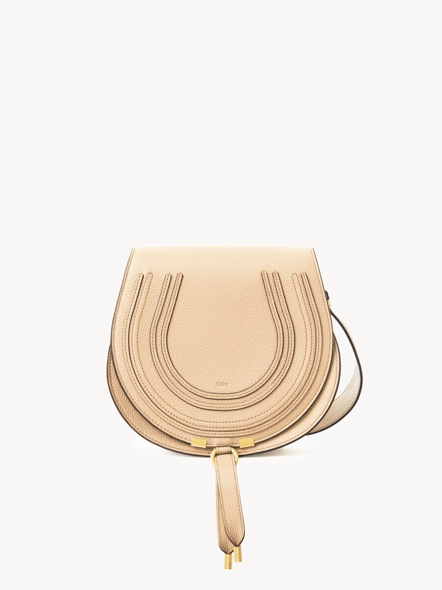 Marcie saddle bag in grained leather - 2
