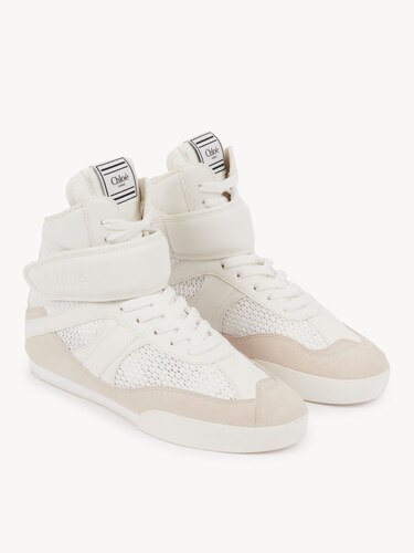 Chloé Kick high-top sneaker Cloudy Cream - Chloé