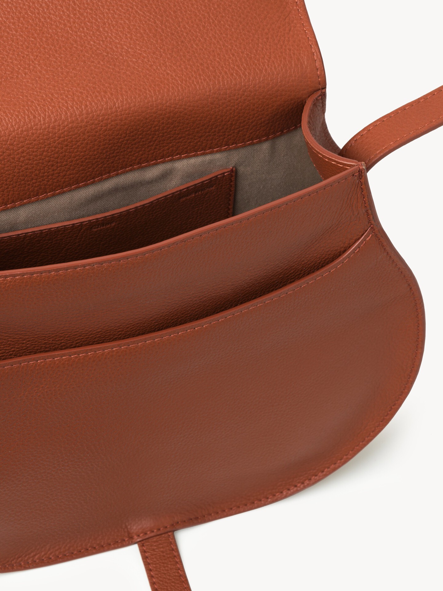 Marcie saddle bag grained leather - 5