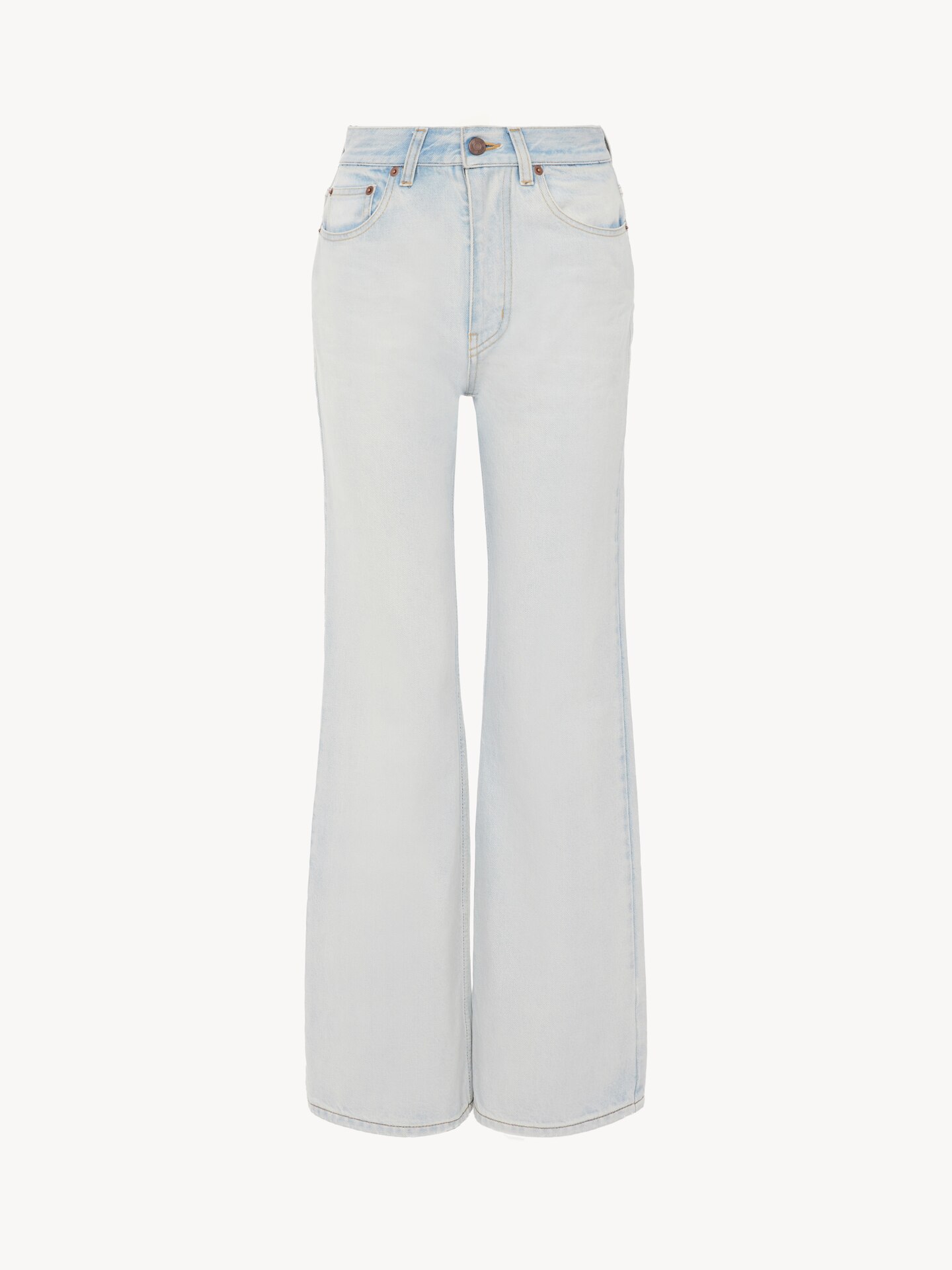 Thin-strap cropped top in a cotton knit - 3