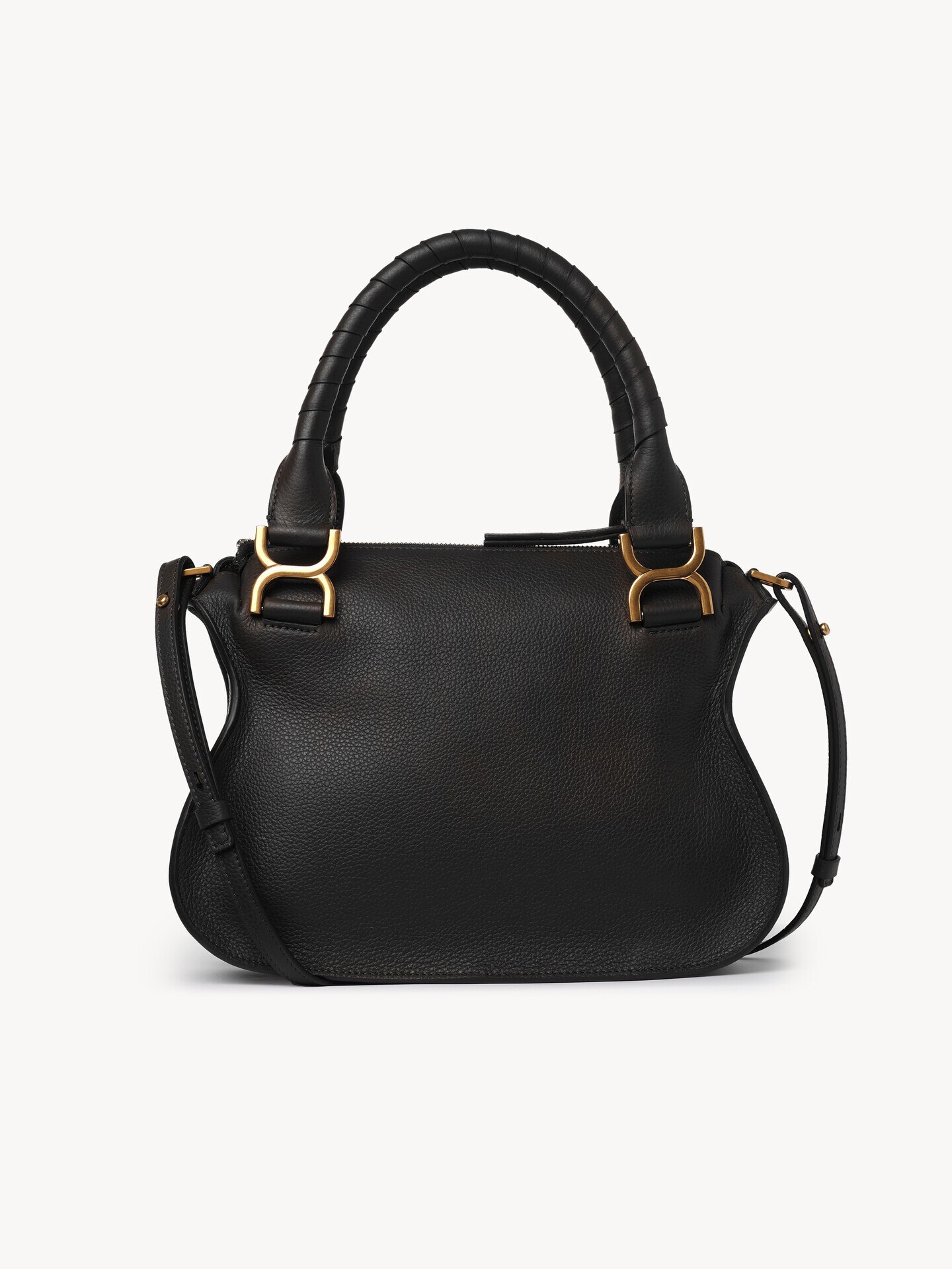 Small Marcie bag in grained leather - 5.0