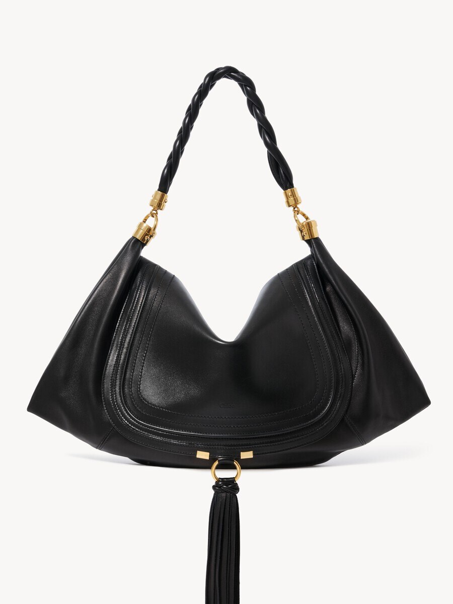 Bolso hobo Marcie Foulard grande de cuero suave - 2