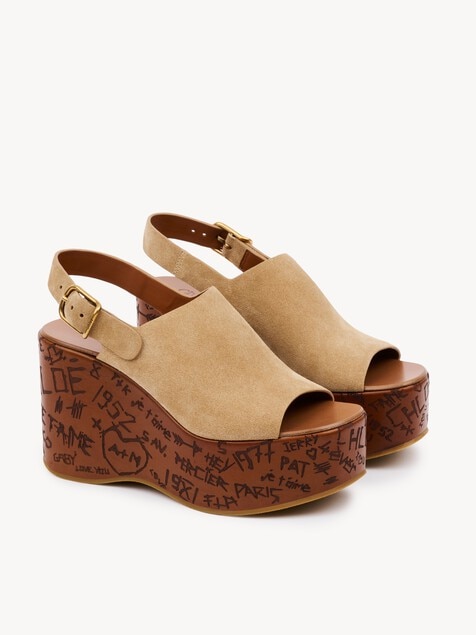 Maxime wedge sandal