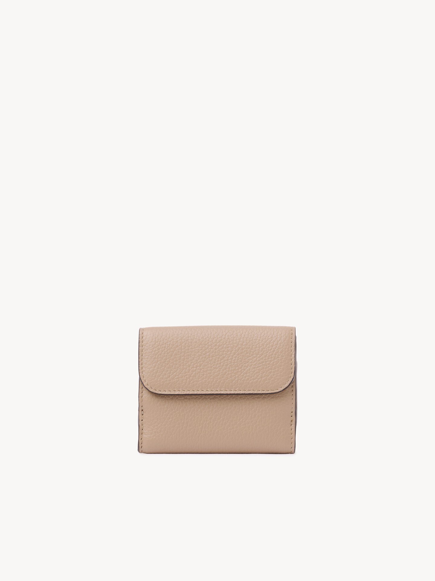 Mini Alphabet tri-fold in grained leather  - 4.0