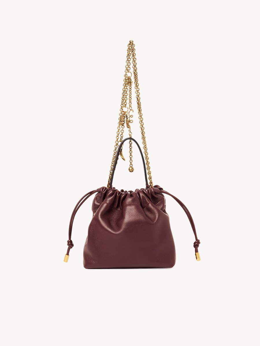 Mini Chlo&eacute; Icons shoulder bag with chain in soft leather - 5