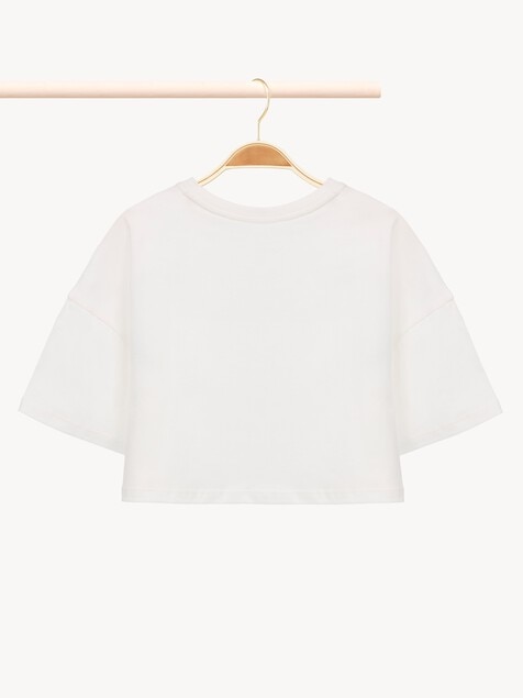 Kids' cropped logo T-shirt