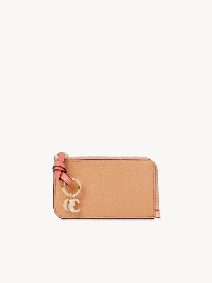 Alphabet wallet in grained leather - 2