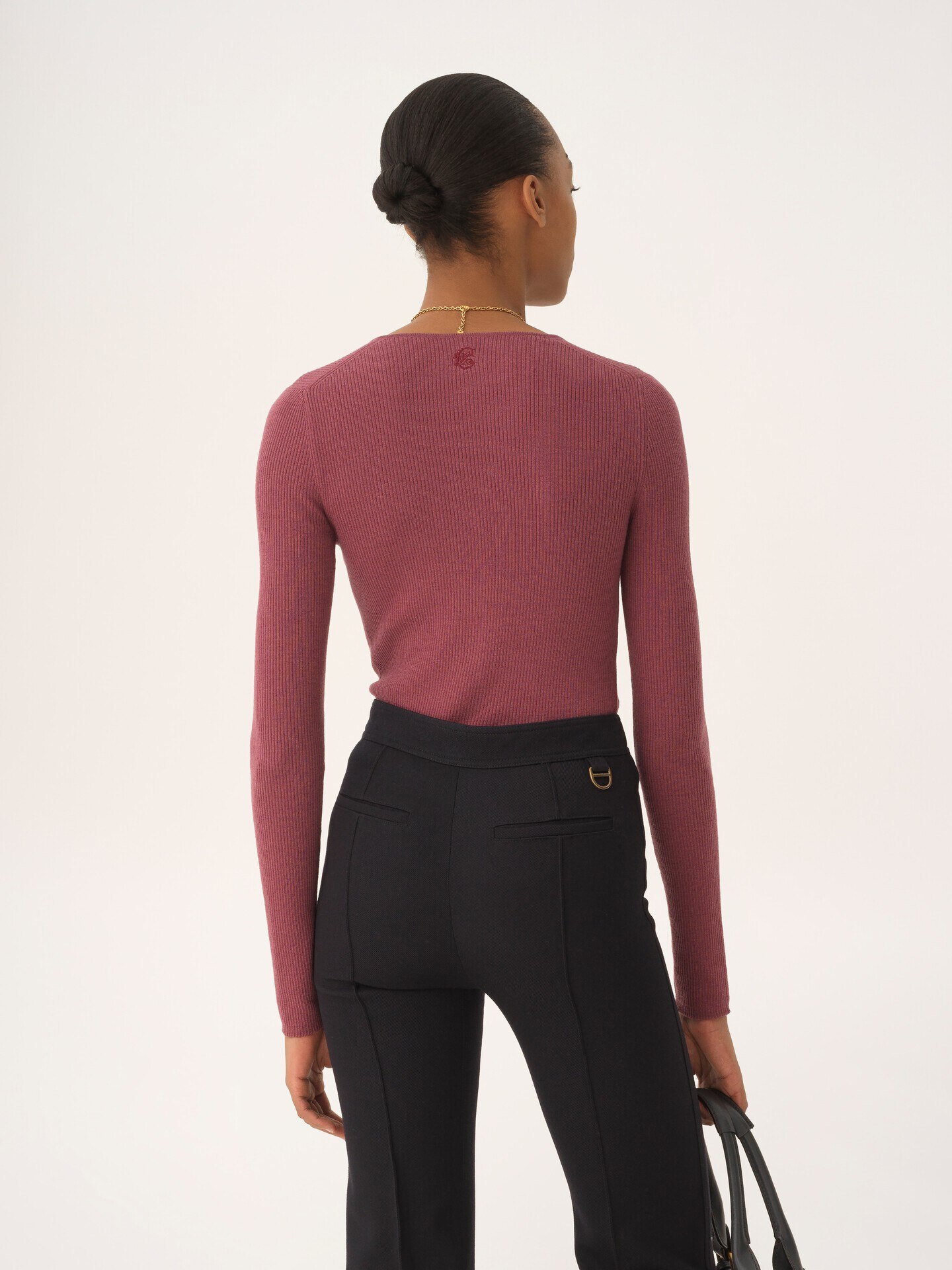 Henley shirt in a merino wool knit - 4.0