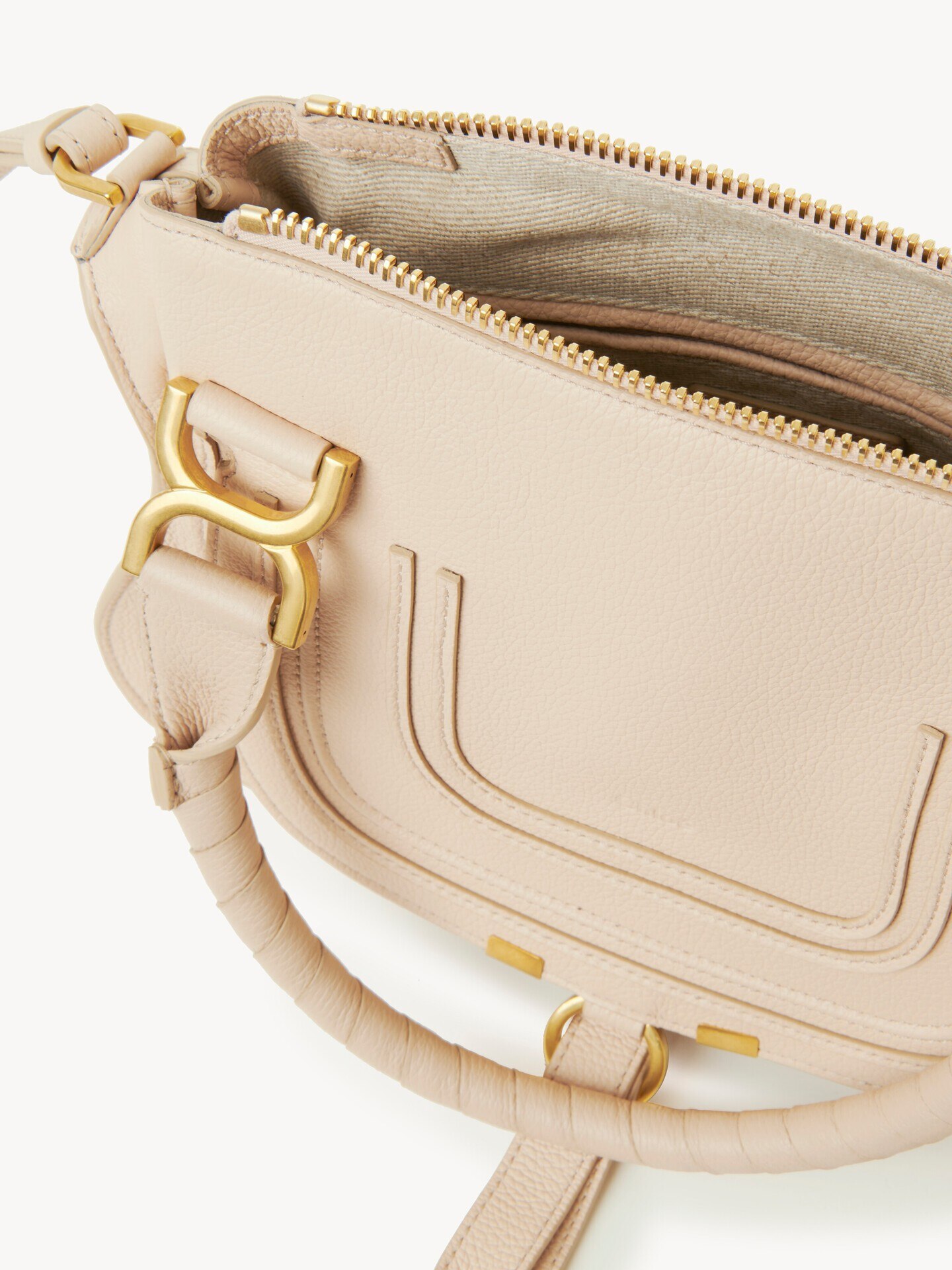 Small Marcie bag in grained leather - 5