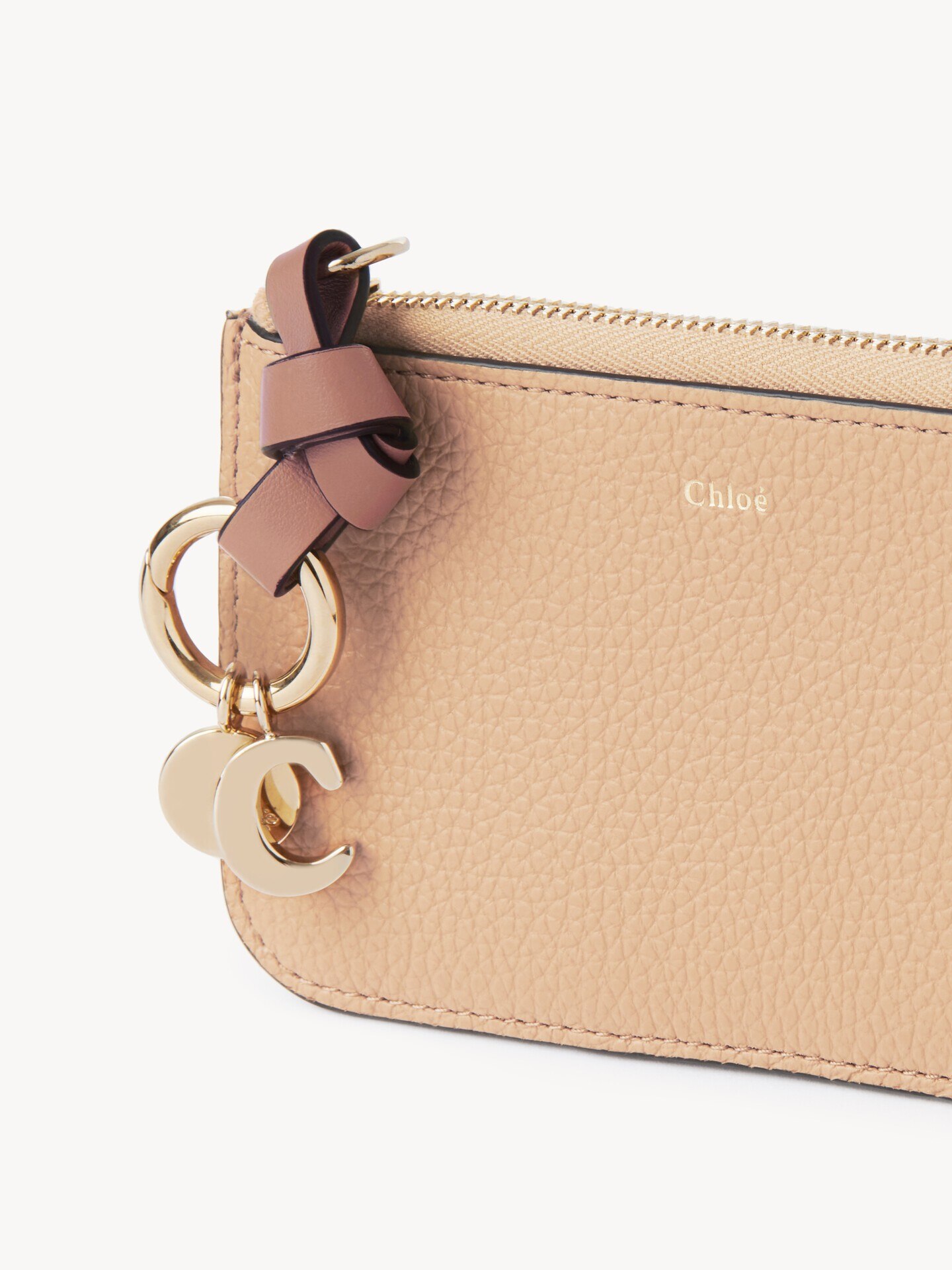 Alphabet purse in grained leather - 6