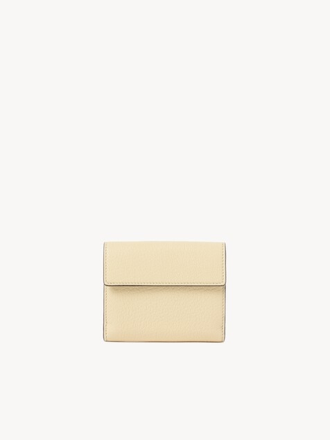 Petit portefeuille &agrave; trois volets Envelope en cuir grain&eacute;