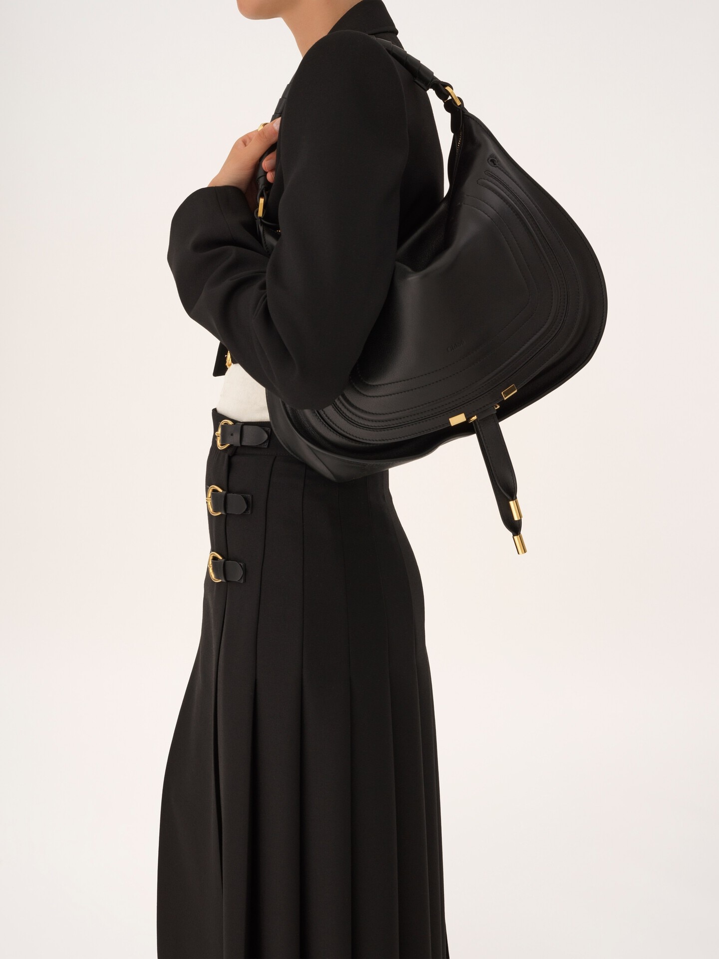 Marcie shoulder bag in soft leather - 3