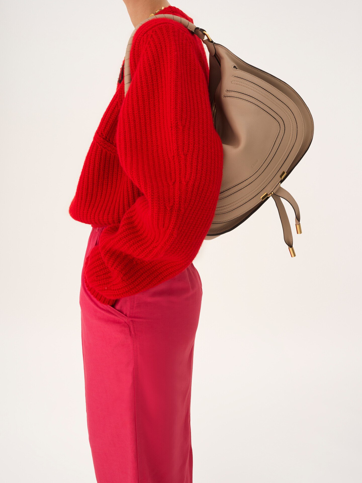 Marcie shoulder bag in soft leather - 3