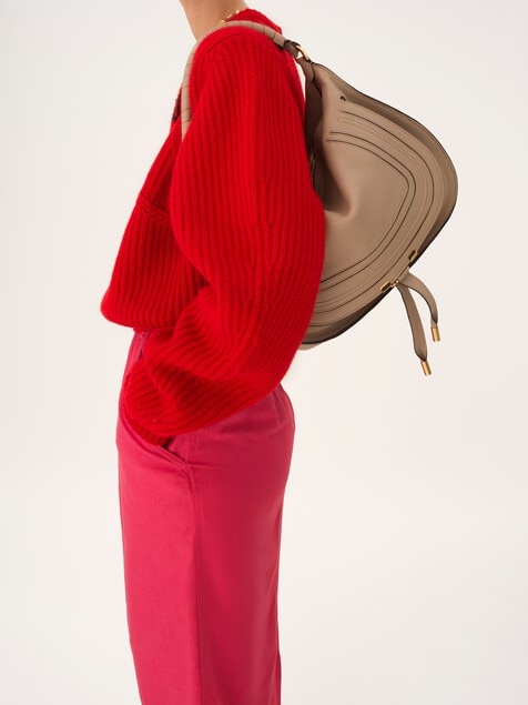 Marcie shoulder bag in soft leather