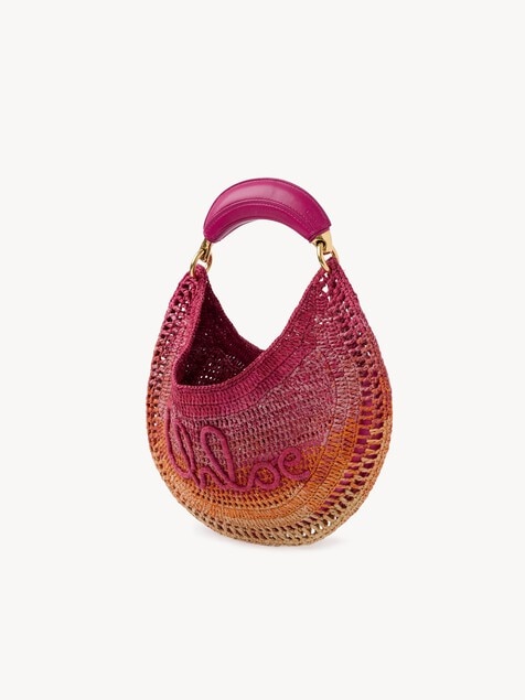 Summer Banana hobo bag in raffia