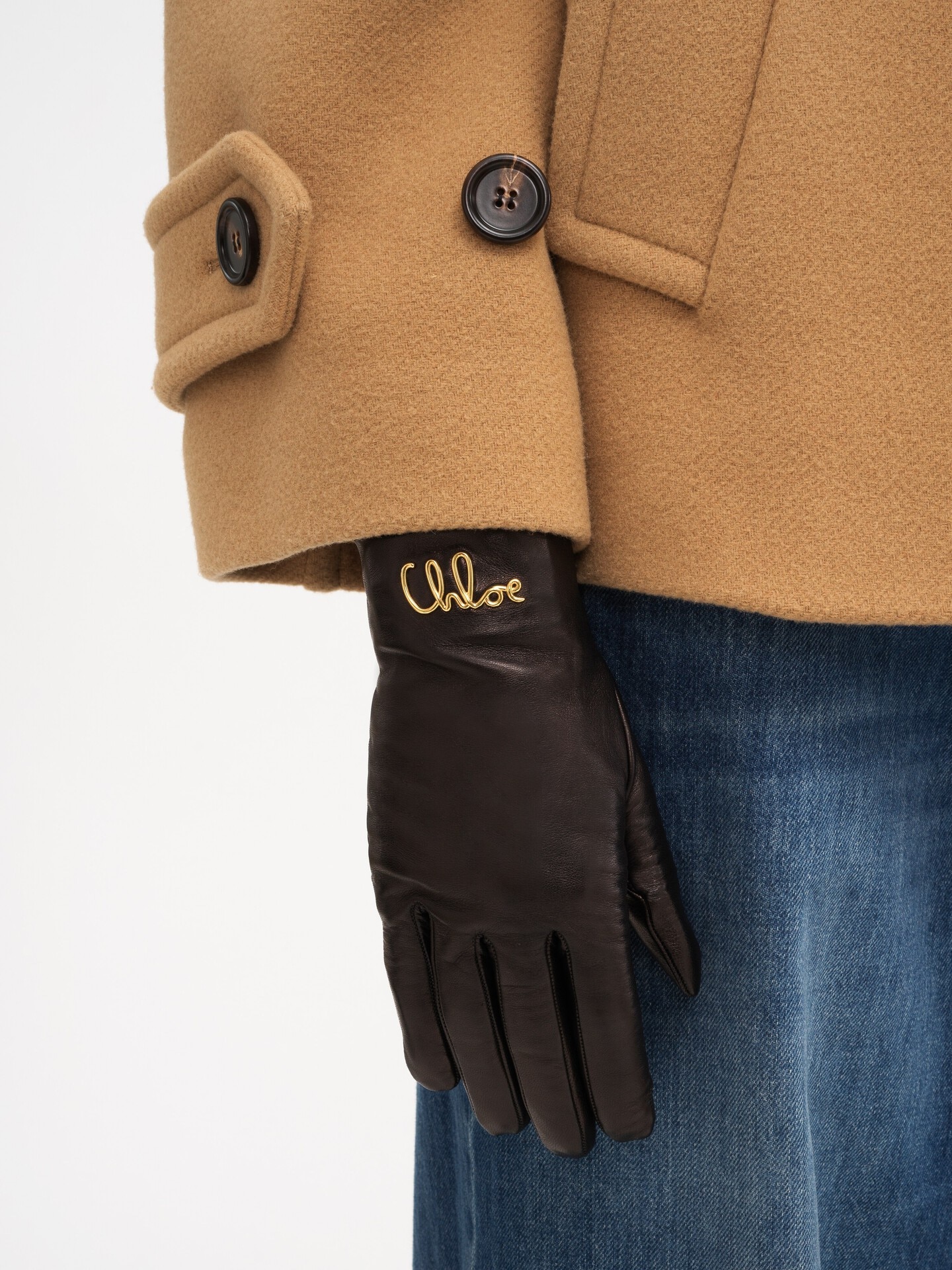 The Chloé Iconic gloves in leather - 3