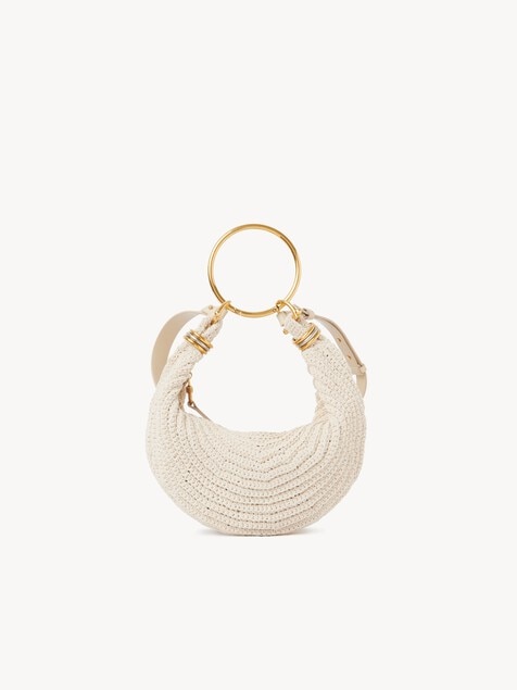 Small Bracelet Hobo bag in crochet