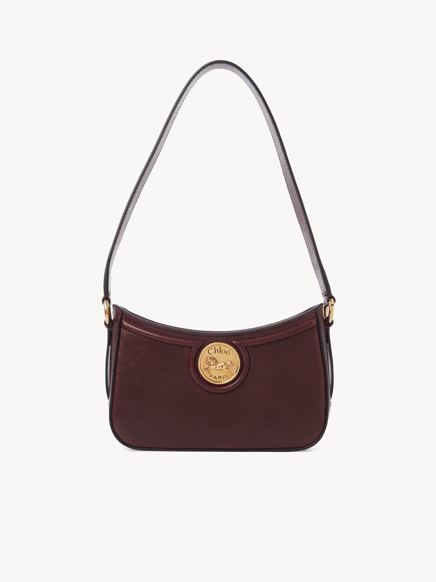 Horse Medal shoulder bag in grained leather - 1