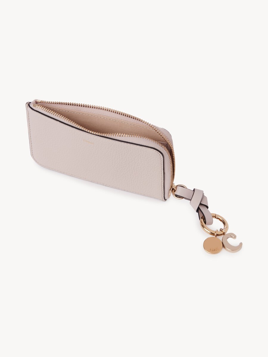 Cartera Alphabet de cuero granulado - 4
