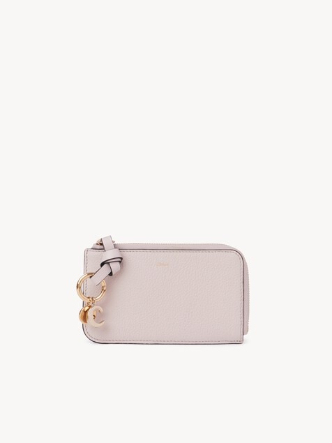 Cartera Alphabet de cuero granulado