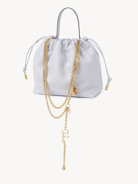 Small Chlo&eacute; Icons shoulder bag with chain in soft leather
